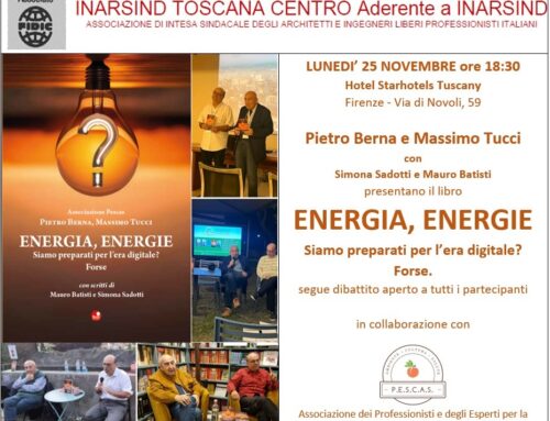 25 Novembre Presentazione libro Energia, Energie – Starhotels Tuscany